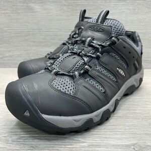 Keen Koven Men's Size 9 M Hiking Shoes Black Gray Waterproof Trail Outdoors